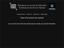 Tablet Screenshot of palmares-architecture-aluminium.technal.fr